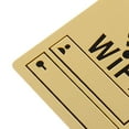 thumbnail image 6 of Gift Rewritable Cafe Bar Restaurant Public Place Wall Stickers Handwriting Account&Password Mirror Surface 3D WIFI Sign GOLD 4CMX6CM, 6 of 8