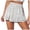 Silver, variant on Women's Sequin Glitter High Waisted Skirt Shorts Party Sparkly A Line Mini Skort (Hot Pink, S)