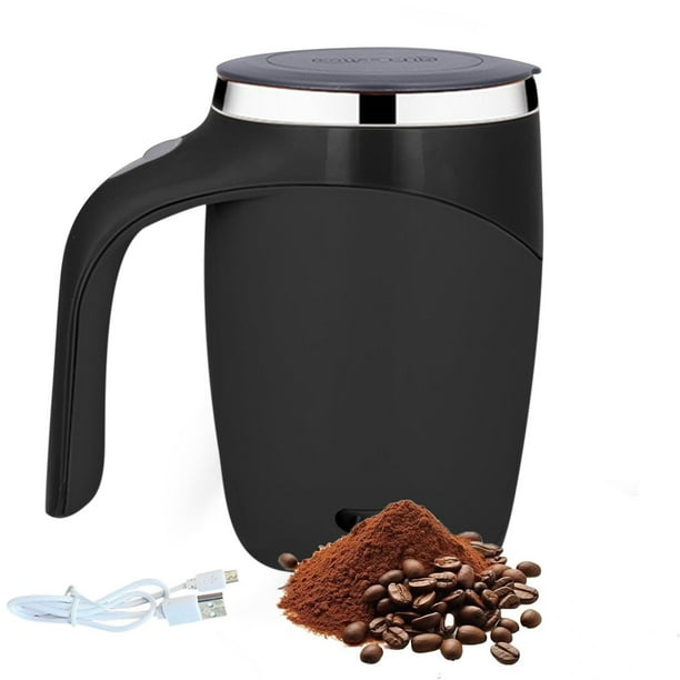 Pisexur Batería de cocina Taza mezcladora de café totalmente automática, taza de café de acero inoxidable, taza de agua magnética multifuncional para oficina. para la cocina del hogar