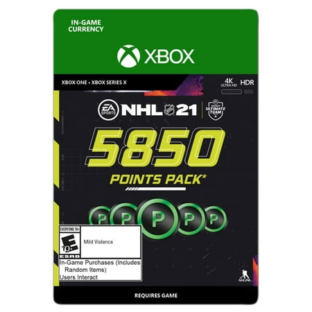 NHL 21: 5850 Points, Electronic Arts, XBox [Digital Download]