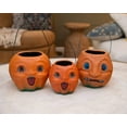 thumbnail image 6 of Halloween 4.50" Vintage Pumpkin Bucket Paper Mache Pumpkin Jol Spooky Tj2413, 6 of 6