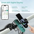 thumbnail image 3 of HiQiS Foldable Electric Scooter for Adult Teens, 350W Motor & Top 19 MPH, 21 Miles Long Range, 8.5" Solid Tires Lightweight E-Scooter for Commuter, 3 of 8