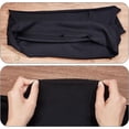 thumbnail image 3 of Knit Sleeve Cotton Fiber Ribbing Fabric 19.69x49.21x0.04 Inch Seamless Rib Cuffs Tubular Rib Cuffing for Cuffs Waistbands Neckline Collar Trim Jacket Sweatshirt Sewing Black, 3 of 9