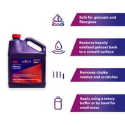 3M Perfect-It Gelcoat Heavy Cutting Compound, 1 Gallon, Works on Boats and RVs