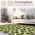 thumbnail image 2 of Flatwoven High Traffic Area Rug, Olive Green Irregular Animal Print, Non Slip, Stain Resistant, Washable Area Rugs for Living Room, Bedroom(Ivory, 8), 2 of 8