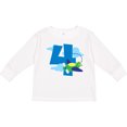 thumbnail image 3 of Inktastic 4th Birthday Airplane Pilot Childs Boys Long Sleeve Toddler T-Shirt, 3 of 5