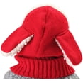 thumbnail image 3 of GRNSHTS Toddler Baby Girls Boys Winter Hat with Scarf Earflap Hood Skull Caps Age for 6 Months to 3 Years Olds (Red), 3 of 7