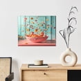 thumbnail image 6 of Picia Floating Colorful Cereal Pattern Decorative Picture – Unique Wall Art, Modern Canvas Print for Trendy Interiors (Horizontal), 6 of 6