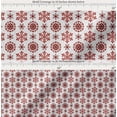 thumbnail image 2 of Soimoi Cotton Poplin Fabric Snow Flakes Floral Print Fabric by the Yard 56 Inch Wide, 2 of 7