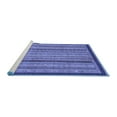 thumbnail image 2 of Ahgly Company Machine Washable Indoor Rectangle Oriental Blue Modern Area Rugs, 6' x 9', 2 of 4