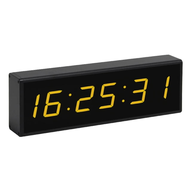 LED Countdown Clock, Digital Timer, Desktop Clock, Indoor Stopwatch, Timer, 12/24 Hour Time
