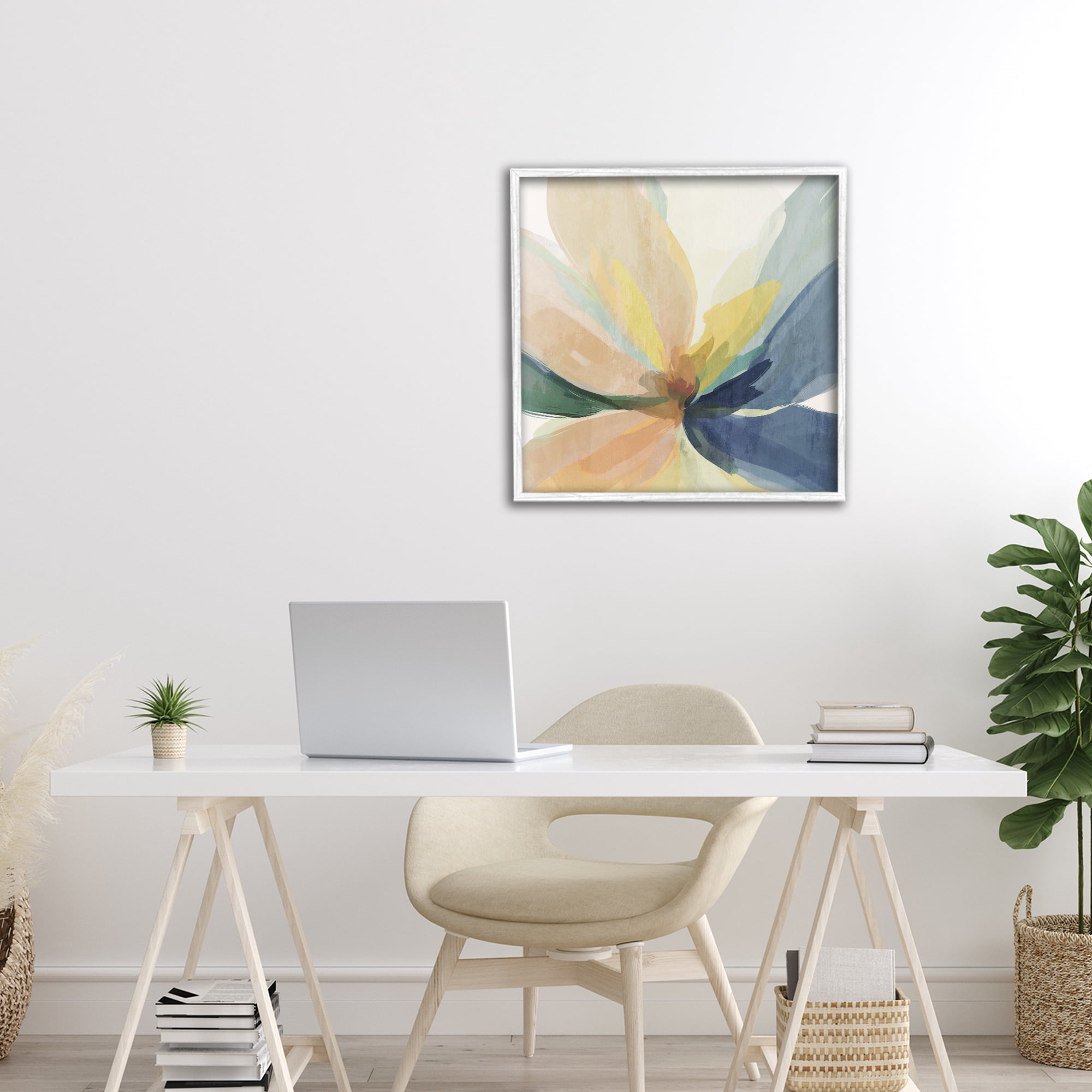 Stupell Industries Soft Harmonious Petals White Framed Giclee Art, design by Irena Orlov