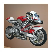 Wallhogs Motorcycle III Cutout Wall Decal
