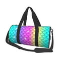 thumbnail image 1 of Balery Rainbow Scales2 Bolsa de Gimnasio para Mujeres y Hombres, Bolsa de Viaje Impermeable, Bolsa de Fin de Semana con Compartimento para Zapatos y Bolsillo Húmedo, 1 of 6