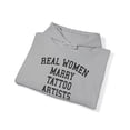 thumbnail image 4 of Tattoo Artist Wife Husband Wedding Hoodie, Gifts, Hooded Sweatshirt, 4 of 4