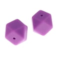 thumbnail image 3 of BPA- Silicone Beads Colgante Colr de Mordedor para Bebé Decoración de Bricoje idad , 4 Púrpura CUTICAT Perlas de dentición de silicona, 3 of 8