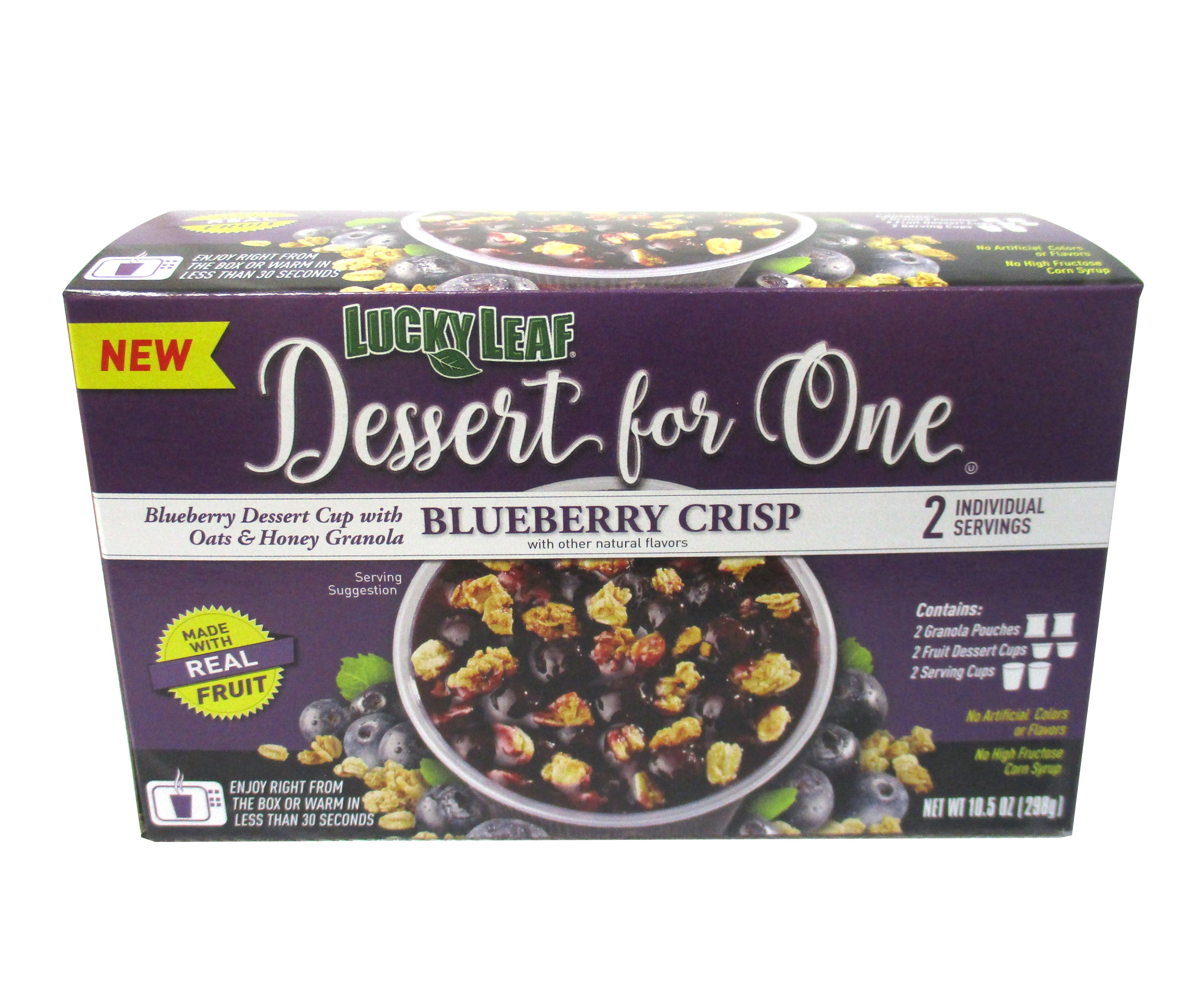 Lucky Leaf® Dessert for One Blueberry Crisp