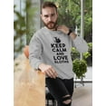 thumbnail image 2 of Keep Calm And Love Sloths Sweatshirt Men -SPIdeals Designs, Male 5X-Large, 2 of 4