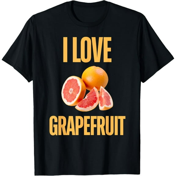I LOVE GRAPEFRUIT T-ShirtMen's and women's short-sleeved pure cotton shirts