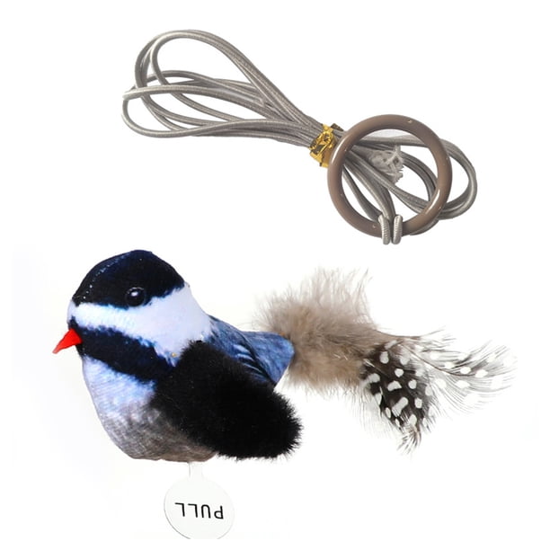 Methold Juguete realista para gatos y pájaros con sonda integrada para estimular los instintos, juguete interactivo para gatos Juguetes para gatos do