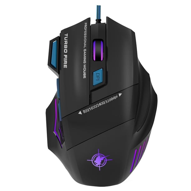 Ratón para juegos ZERODAMAGE Sahara Axis Pro con cable RGB negro
