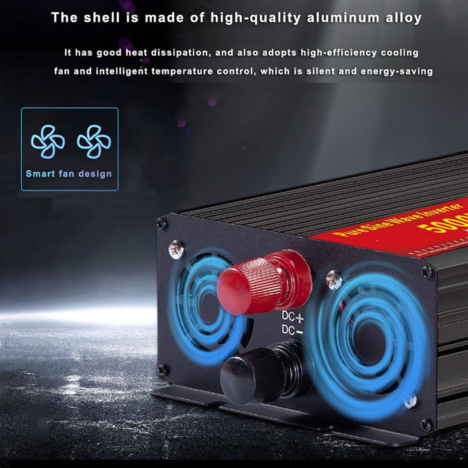 Pure Sine Wave Inverter DC 12v/24v To AC 110V/220V 2000W 3000W 4000W 5000W Voltage Transformer Power Converter Solar Inverter ,Comprehensive Security Protection