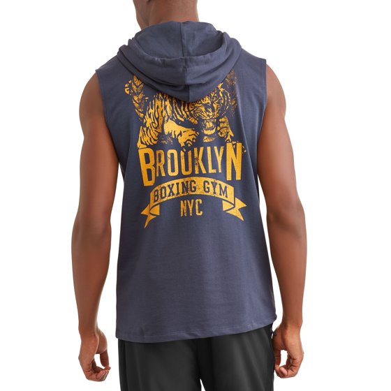 LICENSE Men's Brooklyn Boxing Sleeveless Hoodie