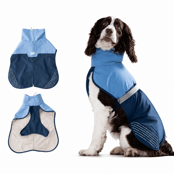 Breathable Summer Dog Jacket – Lightweight Waterproof & Windproof Vest with Reflective Strips for Medium to Large Dogs