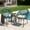 Teal, variant on DRNANLIT 2-Piece Outdoor Iron PE Rattan Chairs, Weather-Resistant Patio Lounge Seating, Low Maintenance Poolside Garden Chairs, Black