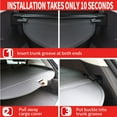 thumbnail image 2 of Fit Honda CR-V 2023 2024 2025 2026 Cargo Cover for 5-Seat Honda CR-V 2023-2026 SUV Accessory Retractable Rear Trunk Privacy Shield Luggage Shade, Black, 2 of 8