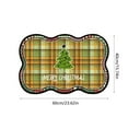 thumbnail image 3 of Honeeladyy 1 PC Christmas Door Mat Outdoor, Xmas Welcome Mat for Front Door, Christmas Non Slip Holiday Doormat Indoor Entryway Floor Rug for Entrance Outside Home, 23.62"x15.74", 3 of 6