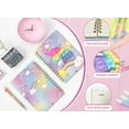 thumbnail image 3 of Pop Notebook with Pen, 21x14.5cm 160 Lined Pages Unicorn Spiral Journal for Studnets with 6 Multicolor Pen Fidget Writing Notebook Birthday Gifts for friends & family, 3 of 3
