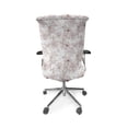 thumbnail image 5 of Ambesonne Vintage Office Chair Cover Stretchable High Back, Rustic Sprigs Wild Poenies, Burgundy White, 5 of 6