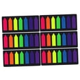 thumbnail image 4 of BRIGHTFUFU 6 Sets Colored Note Pads for Home Use with Black Plastic Classification, 4 of 8