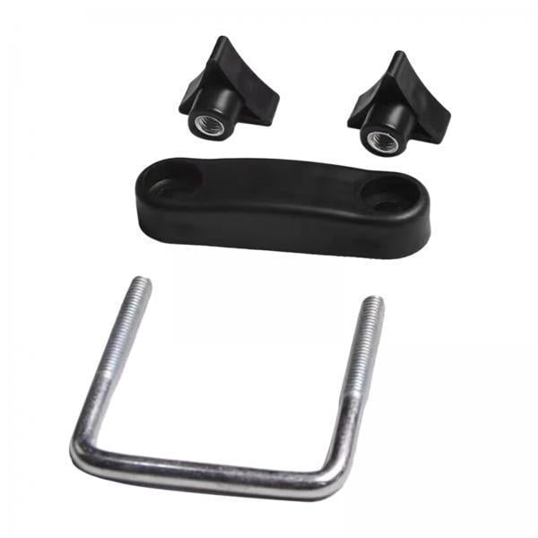 Abrazaderas Para Portaequipajes Con Perno 3xU, Sujetador PP, Clip De Retención Para Marco De Equipaje Para SUV, Diámetro Interior De 8cm