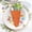 Orange, variant on Swiftyle 4 Pcs Easter Radish Cutlery Bag Holiday Utensil Set Portable Cutlery Pouch Travel Picnic Dining Essentials