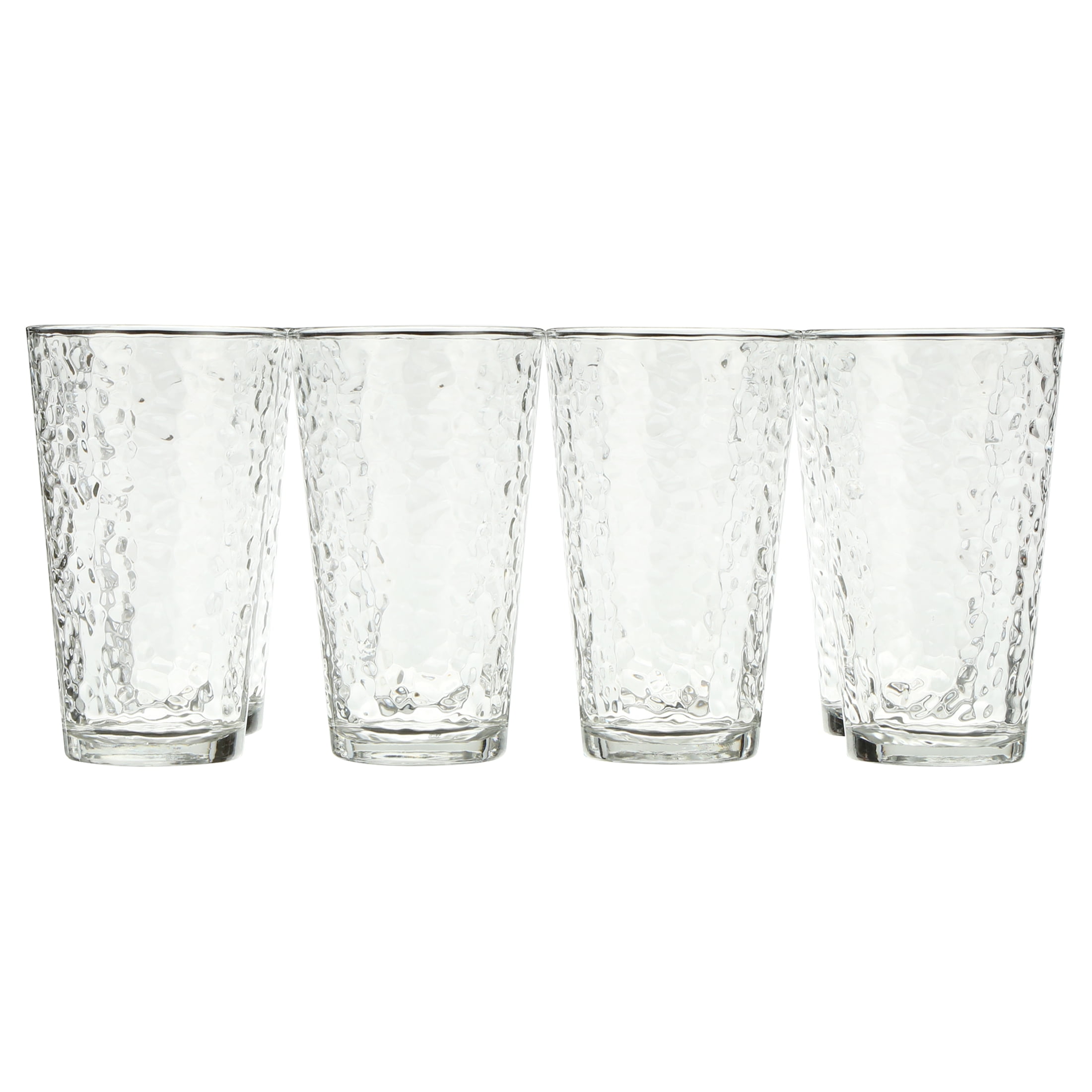 Libbey 8pc Vintage Frost Glasses, Clear