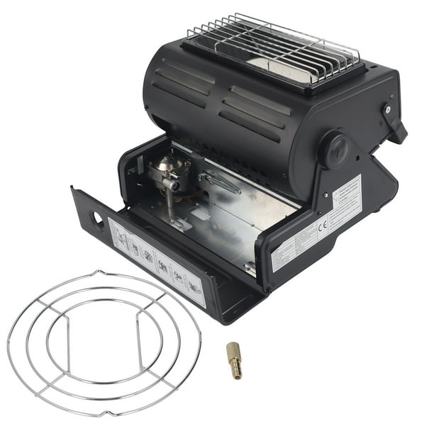 Calentador De Gas Tipo Tarjeta, Rotación De Ajuste De ángulo 1.3KW 90 G/h Consumo De Gas Calentador De Camping De Doble Entrada Válvula De Protección Contra Sobrepresión Para OTVIAP Double Intake Gases Heater