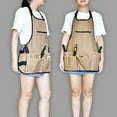 thumbnail image 1 of Sentmoon jusqu'à 60 % de Réduction sur les Cadeaux, Tablier Multi-Poches en Toile Robuste pour Barbecue, Mécanicien, Jardinage et Menuiserie, Ajustement Réglable, Outils Non Inclus, Cadeau, 1 of 6
