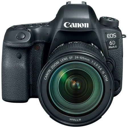 Canon - EOS 6D Mark II DSLR Camera with EF 24-105mm f/3.5-5.6 IS STM Lens - Black