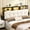 Beige, variant on Pinmoco Tufted Upholstered Headboard for Queen Bed with Storage, Charging Station & LED Light, Black PU Leather, Headboard Only