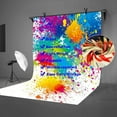 thumbnail image 4 of ABPHOTO Polyester 5x7ft Graffiti Painting Backdrop Abstract Graffiti Painting Photography Photography Theme Party Background and Studio Photography Backdrop Props, 4 of 5