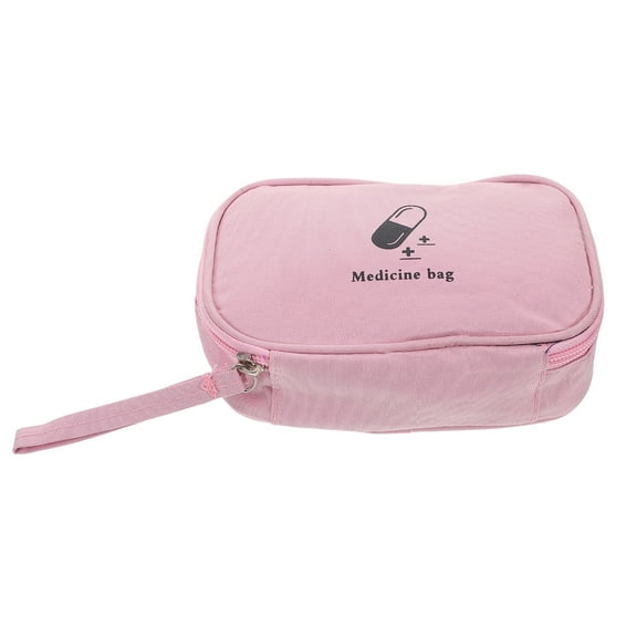 MLINS Portable Empty Medicine Bag Small Travel Medicine Pouch With Zipper Handy Pills Pocket For Travel Home Camping Hiking Outdoor