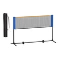 thumbnail image 1 of Quzzie Portable Badminton Net Set Easy Setup Sport Net for Yard Backyard Game Beach Iron Alloy, 1 of 8