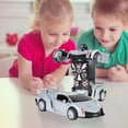 thumbnail image 2 of Mini coche de juguete 2 en 1, juguete de deformación de una tecla para niños, regalo para niños y niñas FLhrweasw Nuevo, 2 of 6