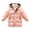 Orange, variant on URMAGIC Toddler Boys Girls Solid Color Hooded Extended Thick Padded Jacket Zipped Fleece Lined Down Coat for kids 2-8T