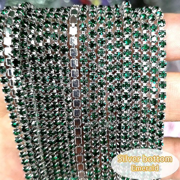A Row Of Rhinest Chain Rhinest Chain Diy Mani Diy Accessories Ph Case Sticker 1 Pack 10m