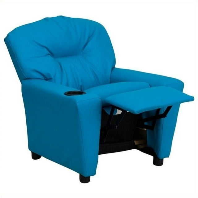 Bowery Hill Enfants Inclinable en Turquoise avec Porte-Gobelet