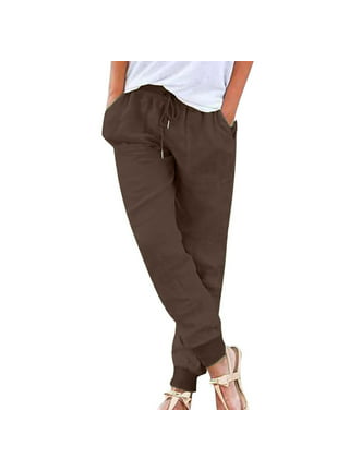 Buy Women Brown Cuffed Hem Pants Online At Best Price 