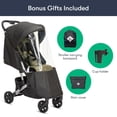 thumbnail image 5 of Colugo Compact Stroller - One Hand Fold Lightweight Stroller, Travel Stroller, Toddler Stroller, Airplane Stroller, Foldable Stroller with Rain Cover, Backpack and Cup Holder (Olive), 5 of 5